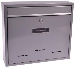 Cutie poștală RADIM, 360 × 310 × 90 mm, gri