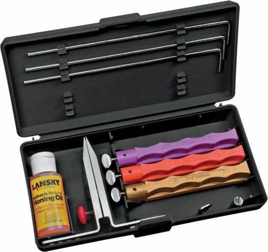 Lansky 3 Stone Standard Diamond – set de pile diamantate