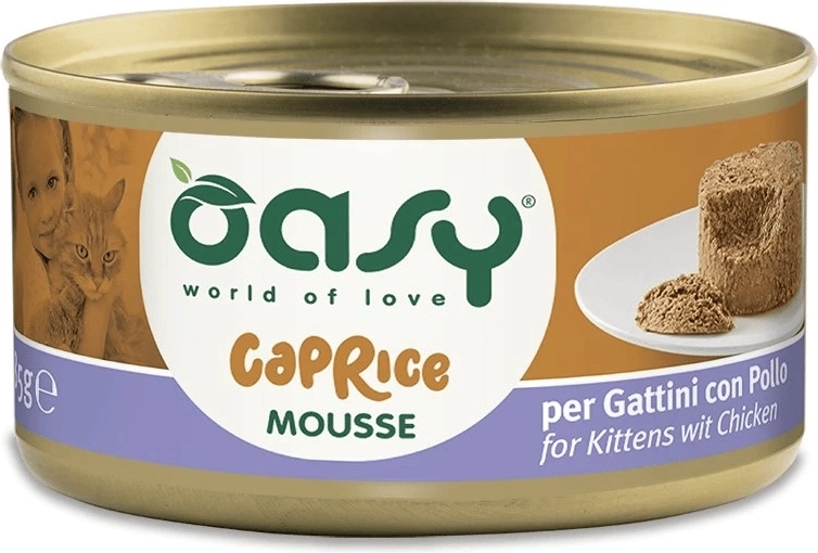 Oasy mousse pentru pisoi cu pui 85 g
