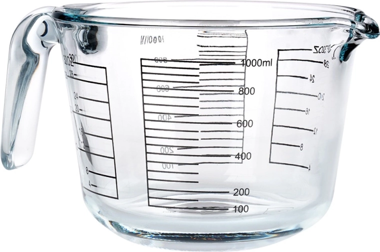 Măsurare precisă în ml și fl oz