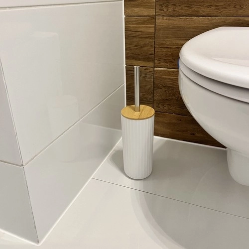 Perie WC cu capac și mâner rezistent