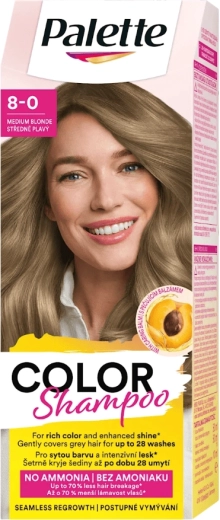 Palette Color Shampoo 8-00 blond deschis mediu 50 ml