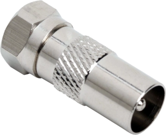 Adaptor de la conector F la conector coaxial TV