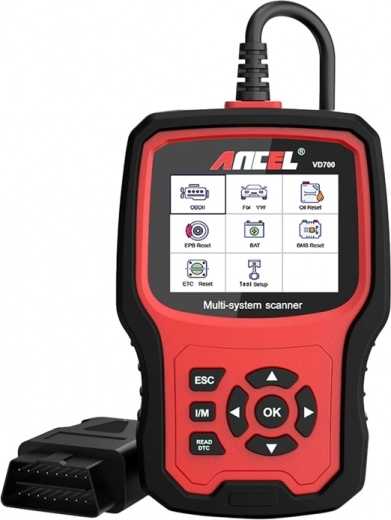 Scanner de diagnosticare OBD2 ANCEL VD700 pentru vehicule VAG
