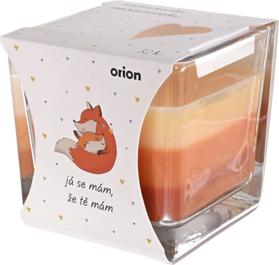 Lumânare în borcan „Mă simt…” cu aromă de portocală 170 g