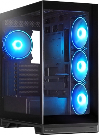Carcasă PC Vista max ATX cu ventilatoare ARGB