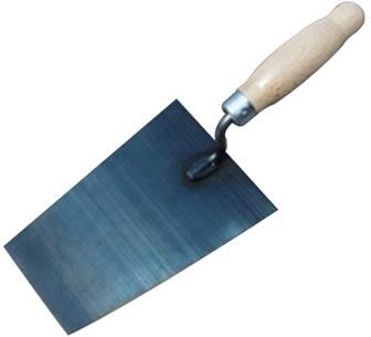 C mistrie 180 × 130 mm, oțel cu mâner din lemn, neagră