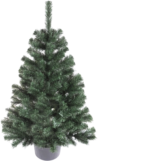 Brad artificial Montana în ghiveci 110 cm