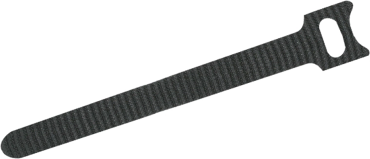 Coliere textile cu închidere tip arici, negre – 10 bucăți