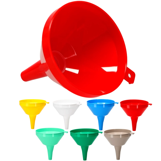 Pâlnie mare din plastic cu sită 16 cm