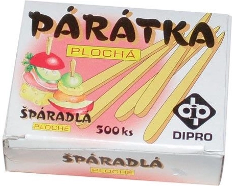 Scobitori plate din lemn (200 buc)