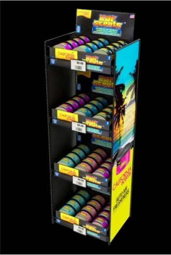 Suport pentru odorizante de aer California Scents Sidekick Max, 4 etaje (48 buc)