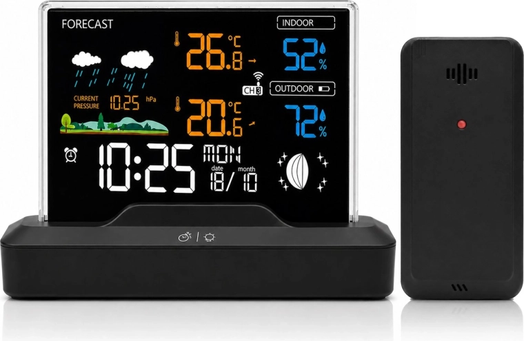 Stație meteo Renew Force cu senzor exterior wireless