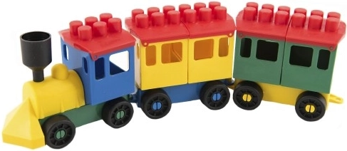 Locomotivă și două vagoane atașabile