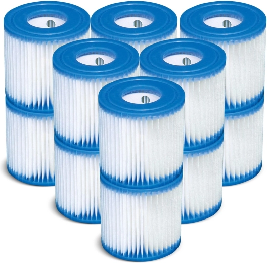 Filtre pentru jacuzzi tip S1 INTEX – set de 12 bucăți