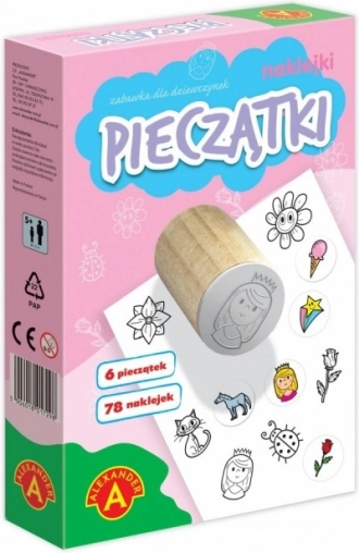 Ștampile și autocolante mici pentru fete