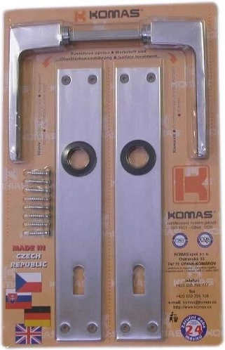 Mâner din aluminiu cu șild pentru cheie
