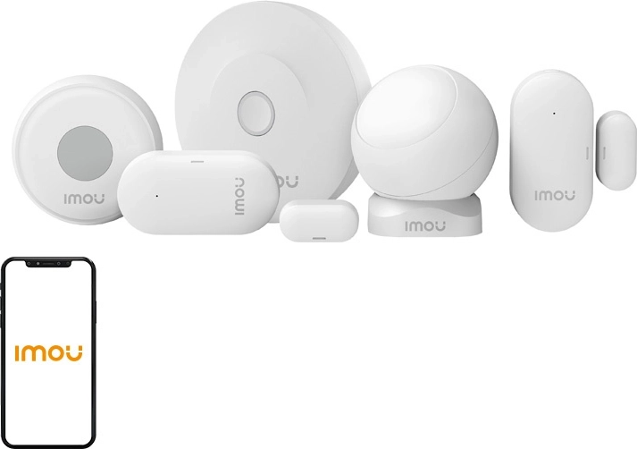 Kit sistem de alarmă inteligent Imou cu gateway Zigbee și senzori