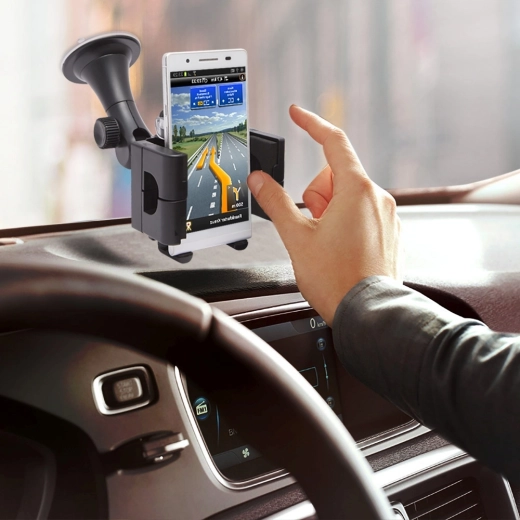 Suport universal pentru mașină pentru telefon mobil și GPS