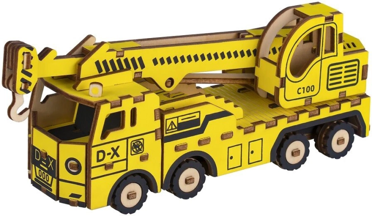 Puzzle 3D de lemn Macara
