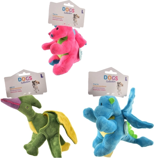Jucărie de pluș pentru câine Dino (mix variante)