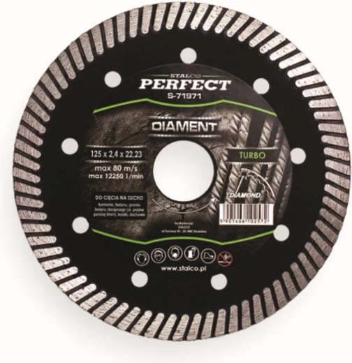 Disc diamantat 125 mm Turbo STALCO