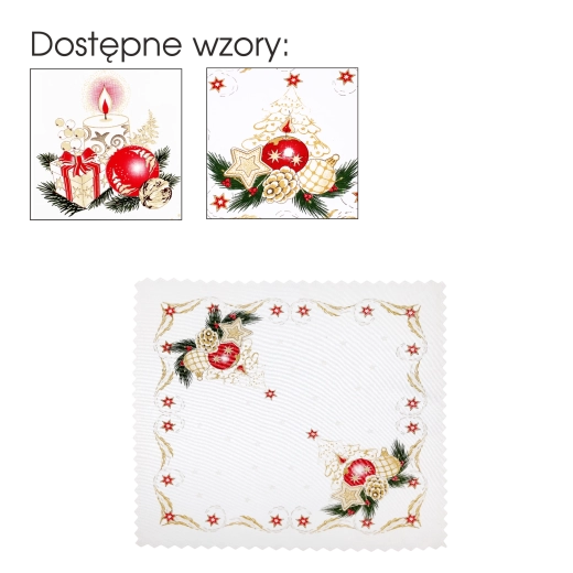 Șervețel decorativ de Crăciun Boże Narodzenie 46 × 46 cm - 1 buc