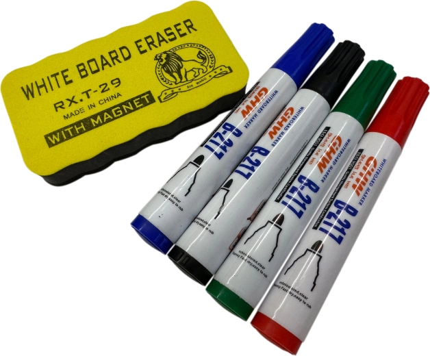 Set de markere în 4 culori