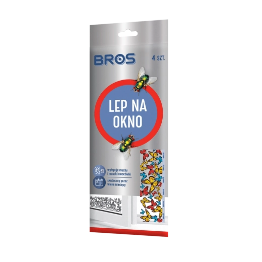 Bros capcană adezivă pentru fereastră împotriva muștelor și insectelor zburătoare