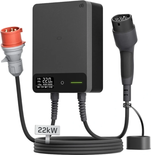 Stație de încărcare DEPOW Wallbox 22 kW cu cablu de 7 m