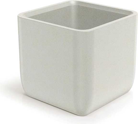 Ghiveci Molta Square 48 × 48 × 45 cm culoare nisip, 42 l