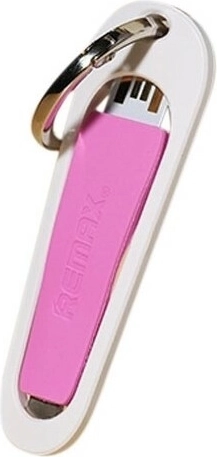 Remax RC-024i breloc cablu Lightning 8 cm roz