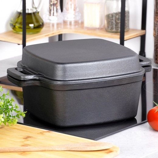 Utilizare versatilă pe plită, în cuptor și pe grătar