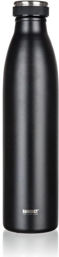 Termos pentru băuturi 750 ml BANQUET Sans inox negru