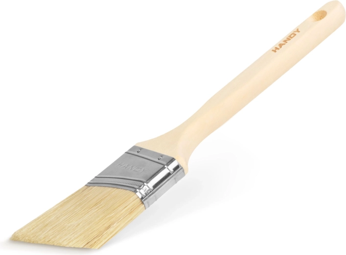 Pensulă plată pentru vopsit, cu mâner din lemn, 50 mm