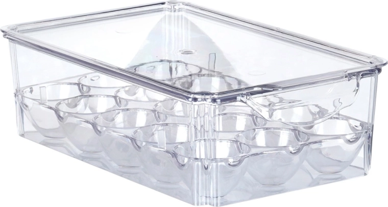 Capac transparent pentru curățenie și stivuire