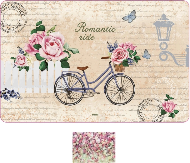 Suport de masă din plastic Flowers 43 × 28 cm