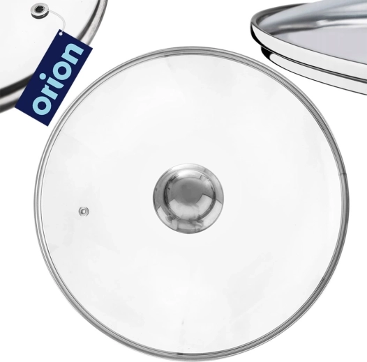 Margine din inox și mâner confortabil