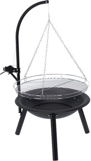 Grătar cromat spațios de 50 cm