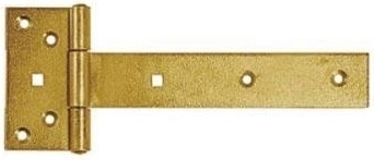 Balamă pentru poartă, zincată galben, 300 × 45 × 90 × 35 × 3 mm