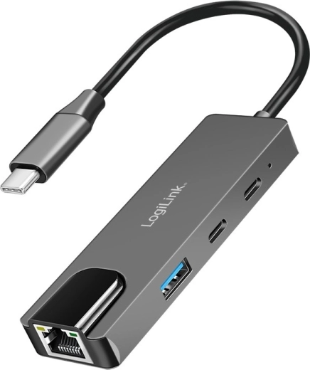 Hub USB-C 3.2 Gen 1 cu 3 porturi și Ethernet Gigabit 2,5G