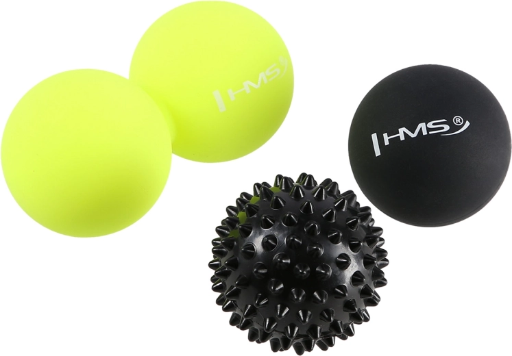 HMS set de mingi de masaj tip lacrosse BLS01