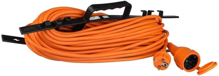 V-TAC cablu prelungitor de exterior 30 m 16 A pe tambur cu capac