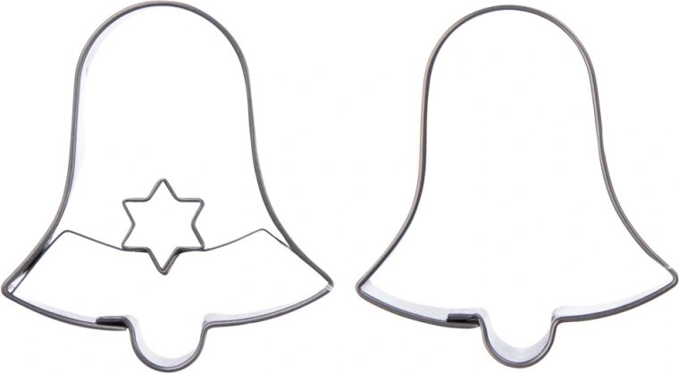 Orion forme pentru decupat fursecuri în formă de clopoțel, 4,6 cm - 2 buc.