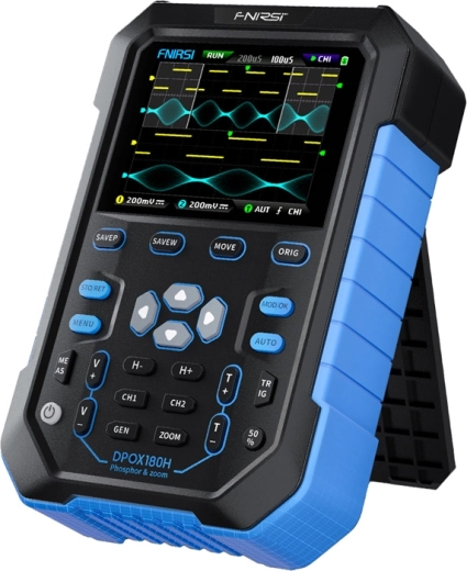 Fnirsi DPOX180H osciloscop digital cu fosfor portabil 2 în 1 cu generator de semnal