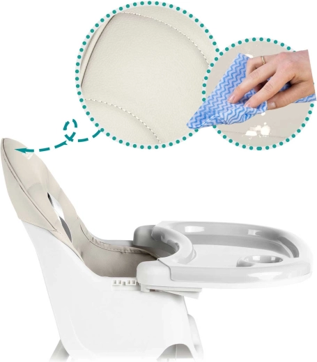 Măsuță detașabilă și reglabilă cu margini ridicate