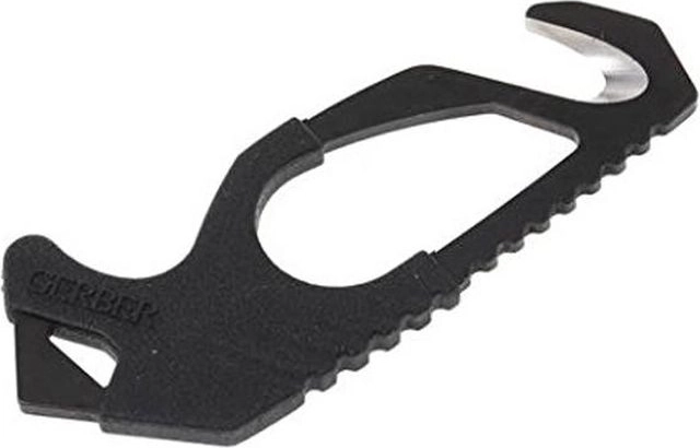 Gerber tăietor de centuri de siguranță cu vârf pentru geam, negru