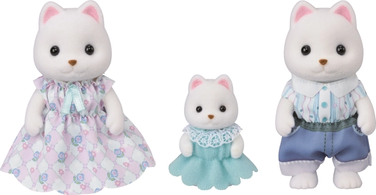 Sylvanian Families – familia de căței Pomeranian, trio