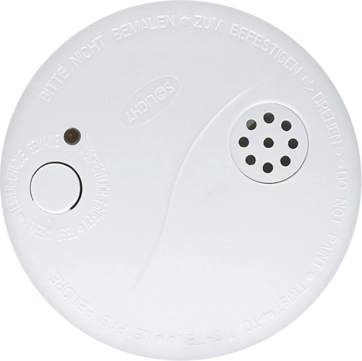 Solight detector de fum cu alarmă de 85 dB, alb, cu baterie de 9 V - 1 bucată