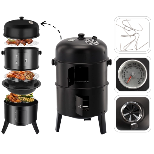 Două grătare și acces comod prin ușițe